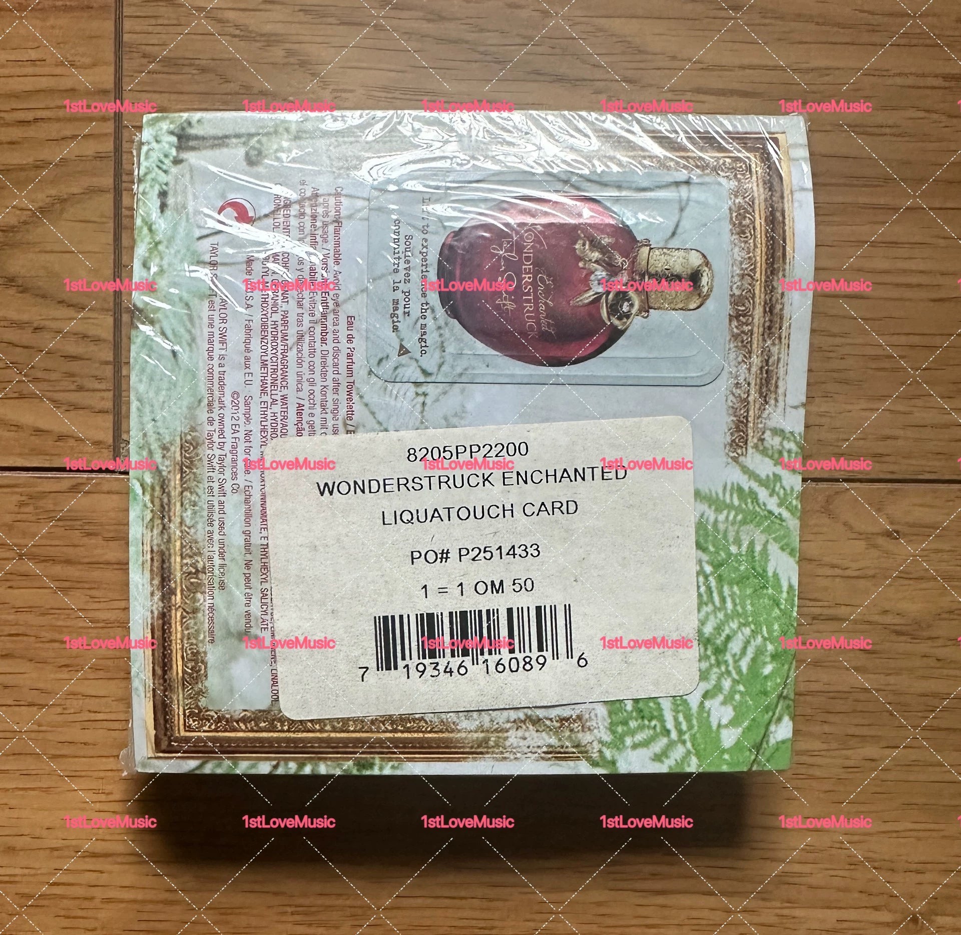 Taylor Swift Wonderstruck Official Fragrance Scent Card — Sealed, Discontinued