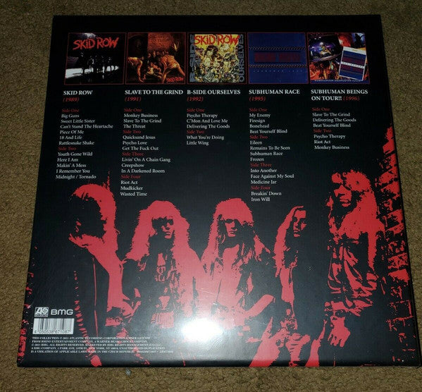 Skid Row : The Atlantic Years (1989 - 1996) (LP, Album, RE + 2xLP, Album, RE + 12", EP, RE + 2x)