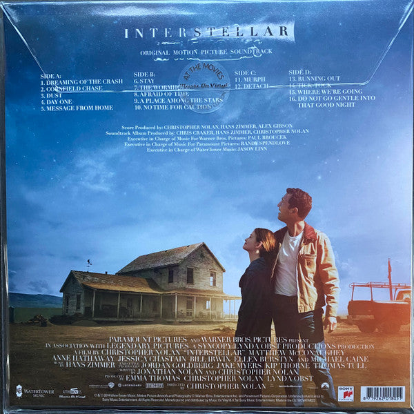 Hans Zimmer : Interstellar (Original Motion Picture Soundtrack) (2xLP, Album, Dlx, Ltd, Num, RE, S/Edition, Cle)