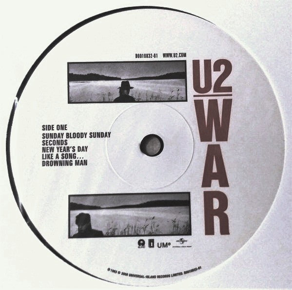 U2 : War (LP, Album, RE, RM, 180)