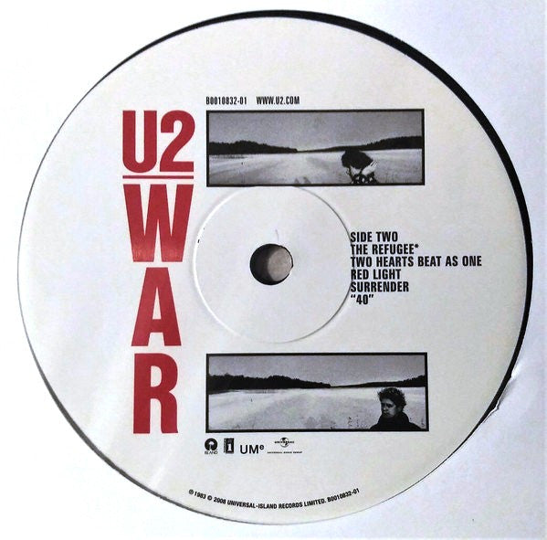 U2 : War (LP, Album, RE, RM, 180)