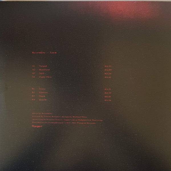 Recondite : Taum (LP, Ltd)