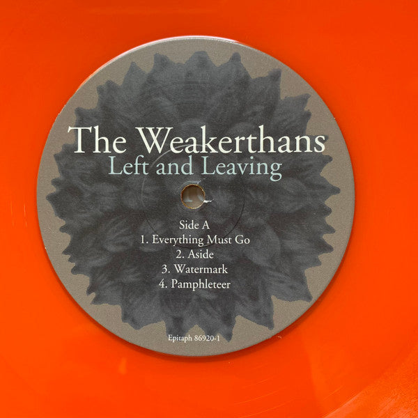 The Weakerthans : Left And Leaving (LP, Album, Ltd, RP, Ora)