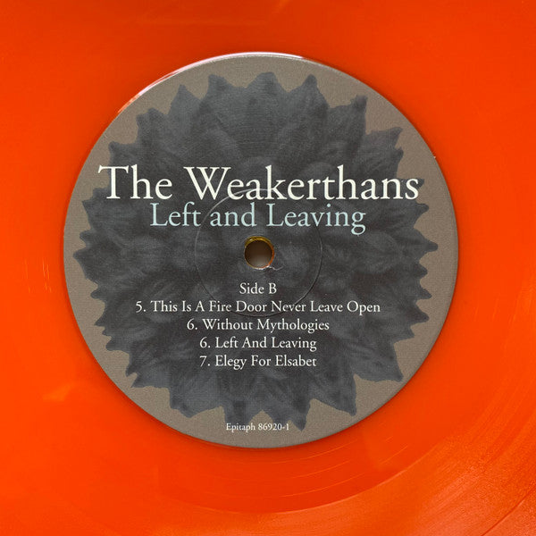 The Weakerthans : Left And Leaving (LP, Album, Ltd, RP, Ora)