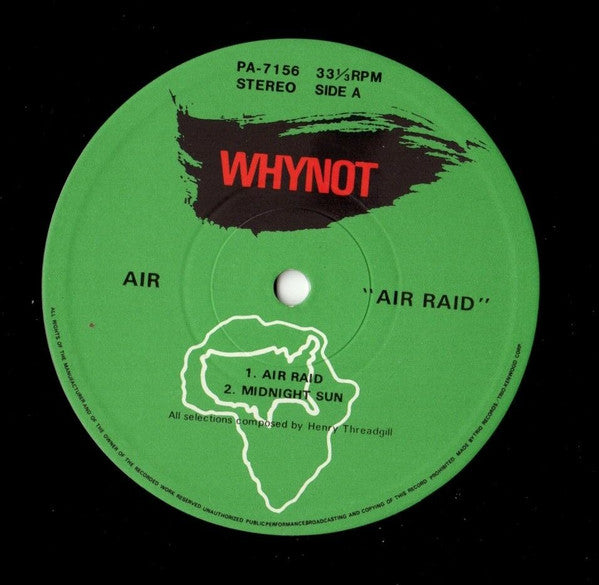 Air (4) : Air Raid (LP, Album)