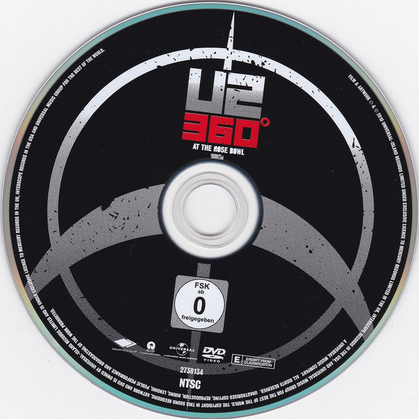 U2 : U2360° At The Rose Bowl (Box, Comp, Ltd, Sup + 2xDVD-V, NTSC + Blu-ray + 7")