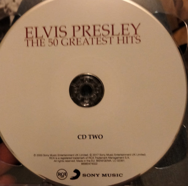 Elvis Presley : The 50 Greatest Hits (2xCD, Comp, RE)