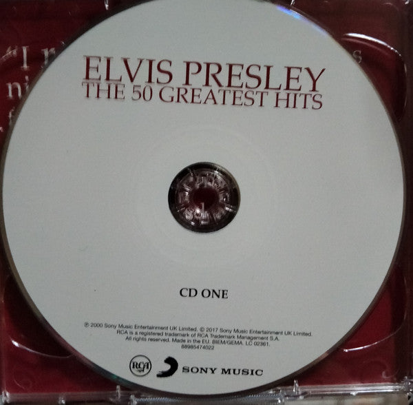 Elvis Presley : The 50 Greatest Hits (2xCD, Comp, RE)