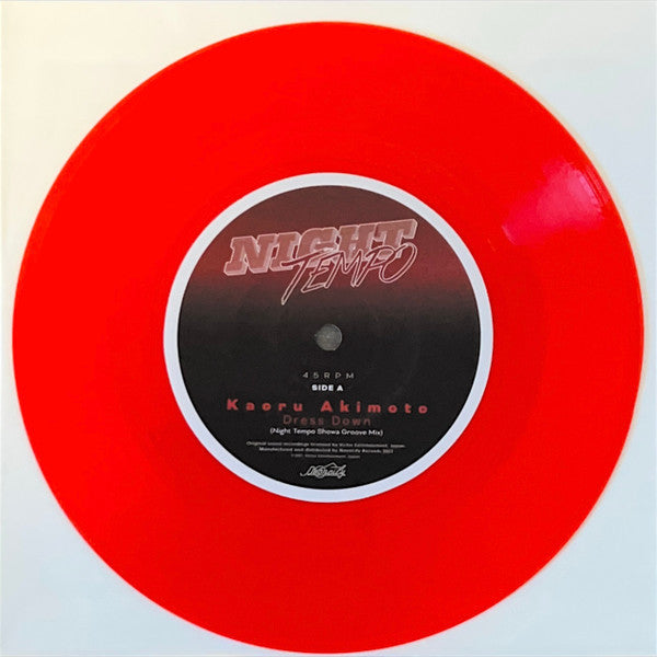 Night Tempo, 秋元è–? : Kaoru Akimoto - Night Tempo Presents The Showa Groove (7", Single, Ltd, Red)