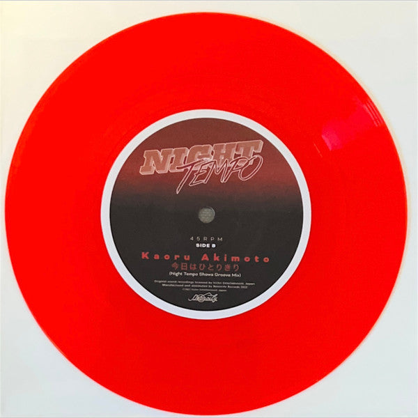 Night Tempo, 秋元è–? : Kaoru Akimoto - Night Tempo Presents The Showa Groove (7", Single, Ltd, Red)
