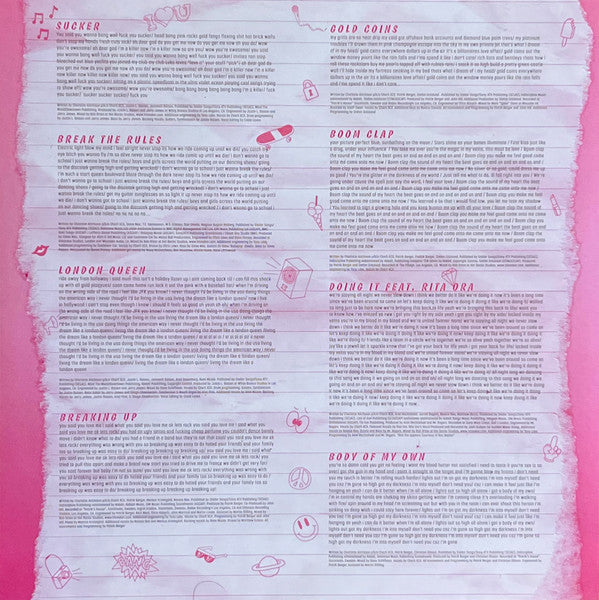 Charli XCX : Sucker (LP, Album, MP, RE, Pin)