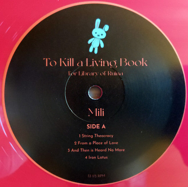 Mili To kill a living book LP レコード Mili To kill a living book LP レコード