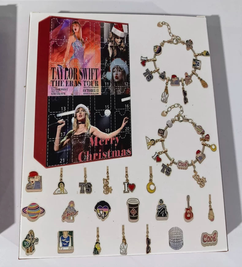 Taylor Swift The Eras Tour Wooden Puzzle & Badge Bracelet Set – Sealed