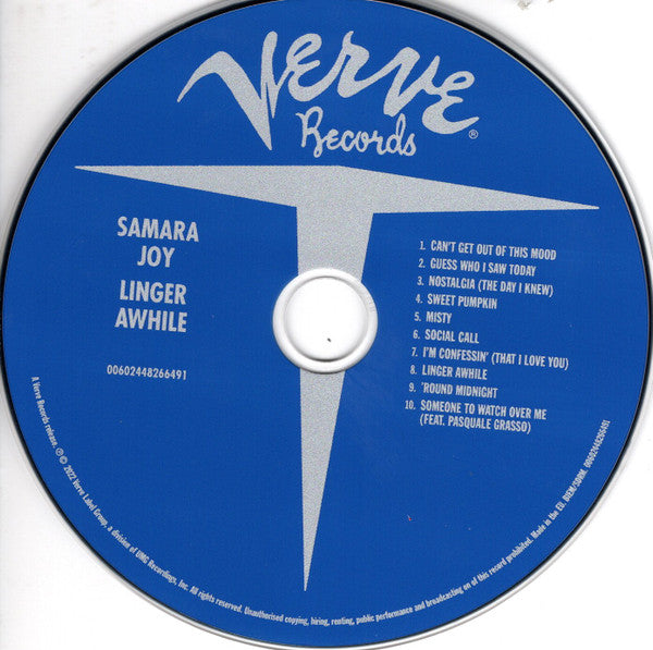 Samara Joy : Linger Awhile (CD, Album)