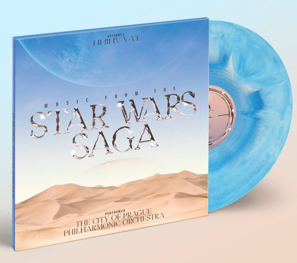 The City of Prague Philharmonic Orchestra, John Williams (4) : Music From The Star Wars Saga (LP, Ltd, Num, RP, Blu)