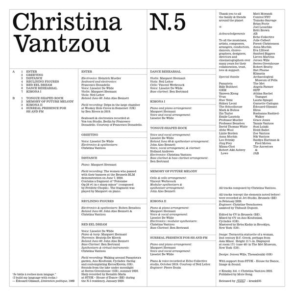 Christina Vantzou : No. 5 (LP)
