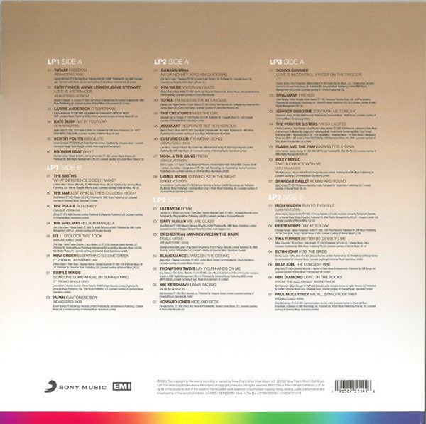 Various : Now Yearbook '80-'84 (The Final Chapter) (3xLP, Comp, Ltd, Gol)