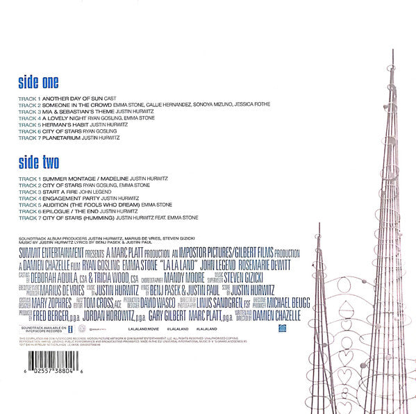 Various : La La Land (Original Motion Picture Soundtrack) (LP, Album)