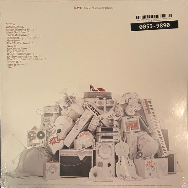 Raye (3) : My 21st Century Blues (LP, Album, Ltd, Whi)