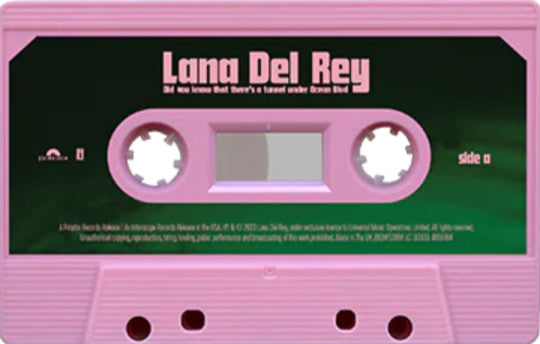 Lana Del Rey : Did You Know That There's A Tunnel Under Ocean Blvd (Cass, Album, Ltd, Pin)