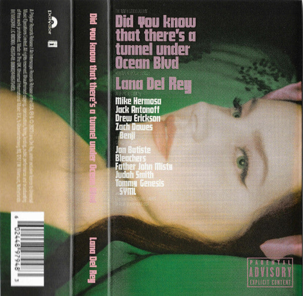 Lana Del Rey : Did You Know That There's A Tunnel Under Ocean Blvd (Cass, Album, Ltd, Pin)