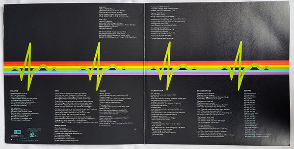Pink Floyd : The Dark Side Of The Moon (LP, Album, 2nd)