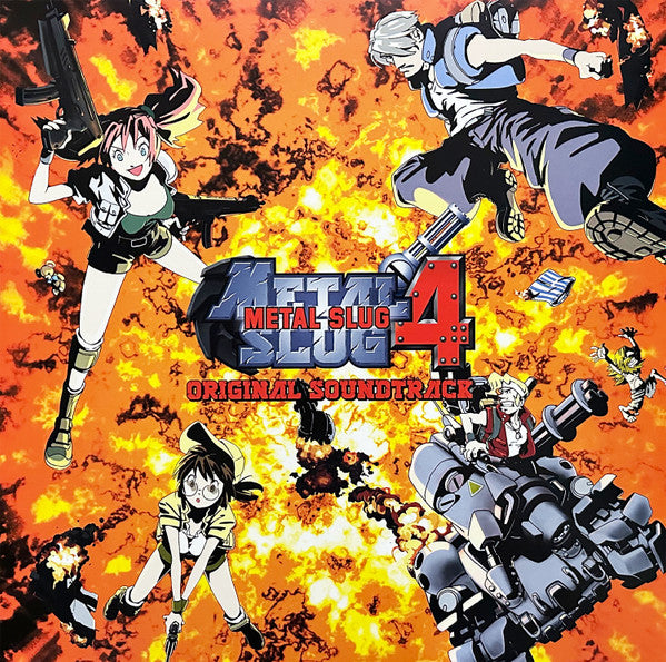 SNK Sound Team : Metal Slug 4 Original Soundtrack (LP, Ltd, Red)