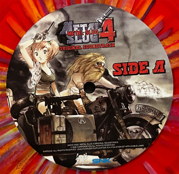 SNK Sound Team : Metal Slug 4 Original Soundtrack (LP, Ltd, Red)