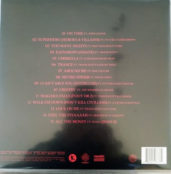 Metro Boomin : Heroes & Villains (LP, Album)