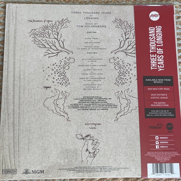 Tom Holkenborg : Three Thousand Years Of Longing (Original Motion Picture Soundtrack) (LP, Blu)