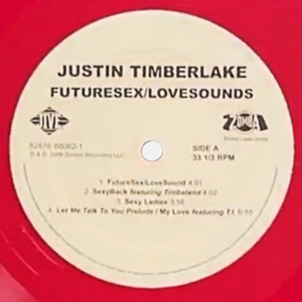 Justin Timberlake : FutureSex/LoveSounds (2xLP, Album, Ltd, RE, Red)