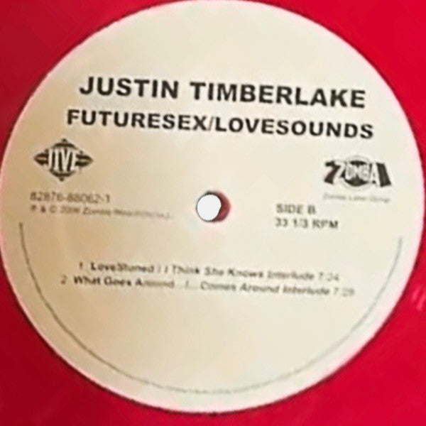 Justin Timberlake : FutureSex/LoveSounds (2xLP, Album, Ltd, RE, Red)