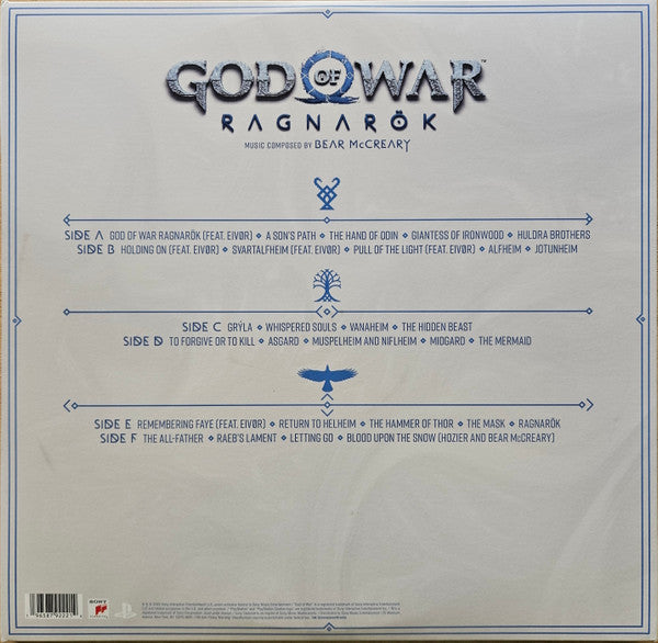 Bear McCreary : God Of War: Ragnarök (3xLP, Album, Blu)