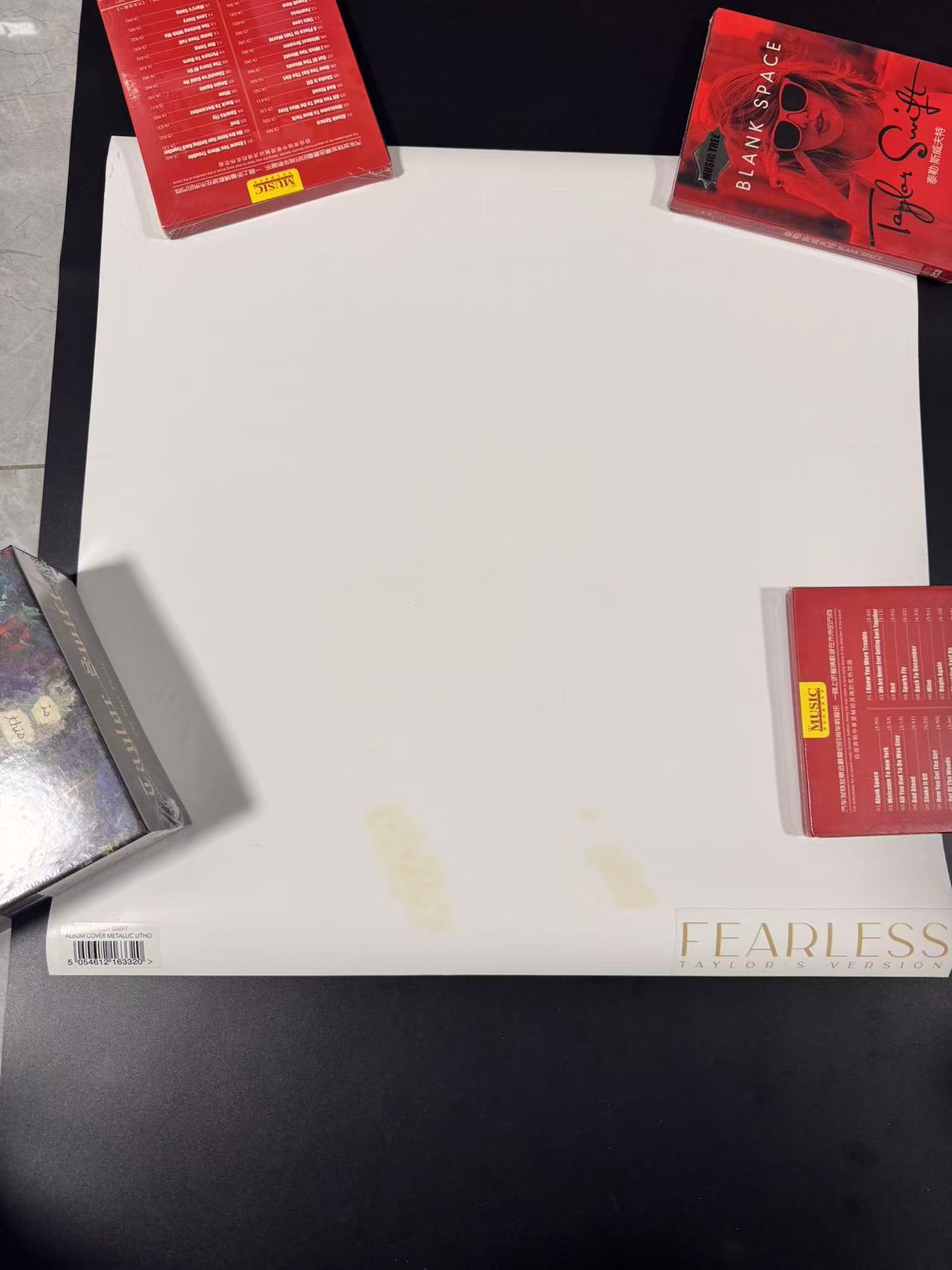 Taylor Swift Fearless Metal Poster Holographic Effect Read Desc