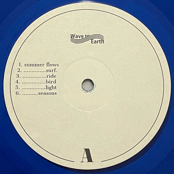 【未開封】Wave to earth LPレコード uncounted 0.00 Wave to Earth Uncounted 0.00 [Transparent Blue LP] [Limited