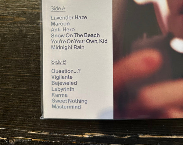 Taylor Swift = Taylor Swift : Midnights = 午夜 (LP, Album, Num, Blu)