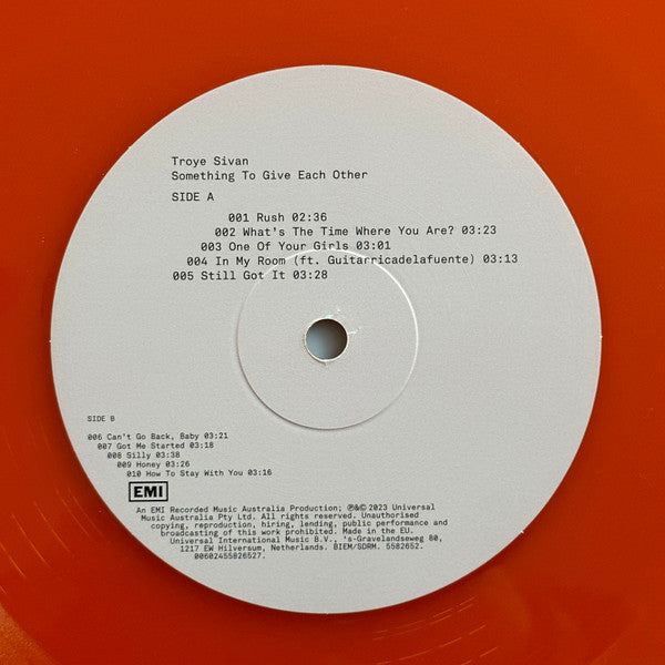 Troye Sivan : Something To Give Each Other (LP, Album, Ltd, Ora)