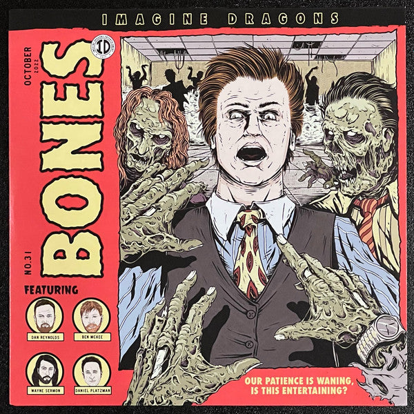 Imagine Dragons, twocolors : Bones - Single  (7", Single)