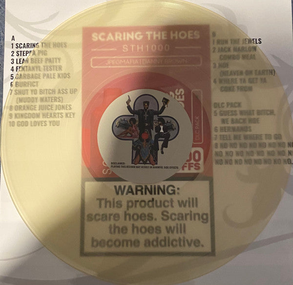 JPEGMAFIA, Danny Brown (2) : Scaring The Hoes (LP, Album, Dlx, M/Print, Unofficial, Whi)