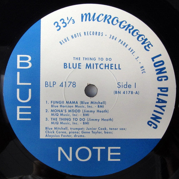 Blue Mitchell : The Thing To Do (LP, Album, RE, Sco)
