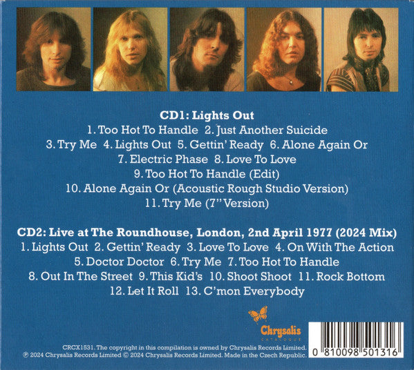 UFO (5) : Lights Out (2xCD, Album, Dlx, RM)
