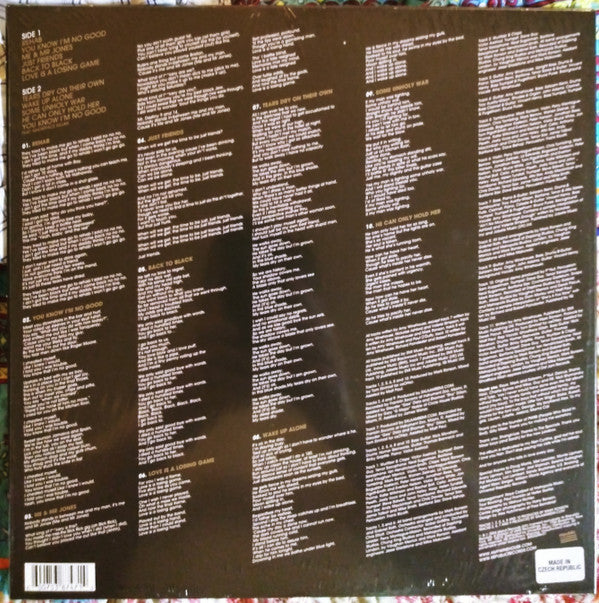 Amy Winehouse : Back To Black (LP, Album, Ltd, RE, Pin)