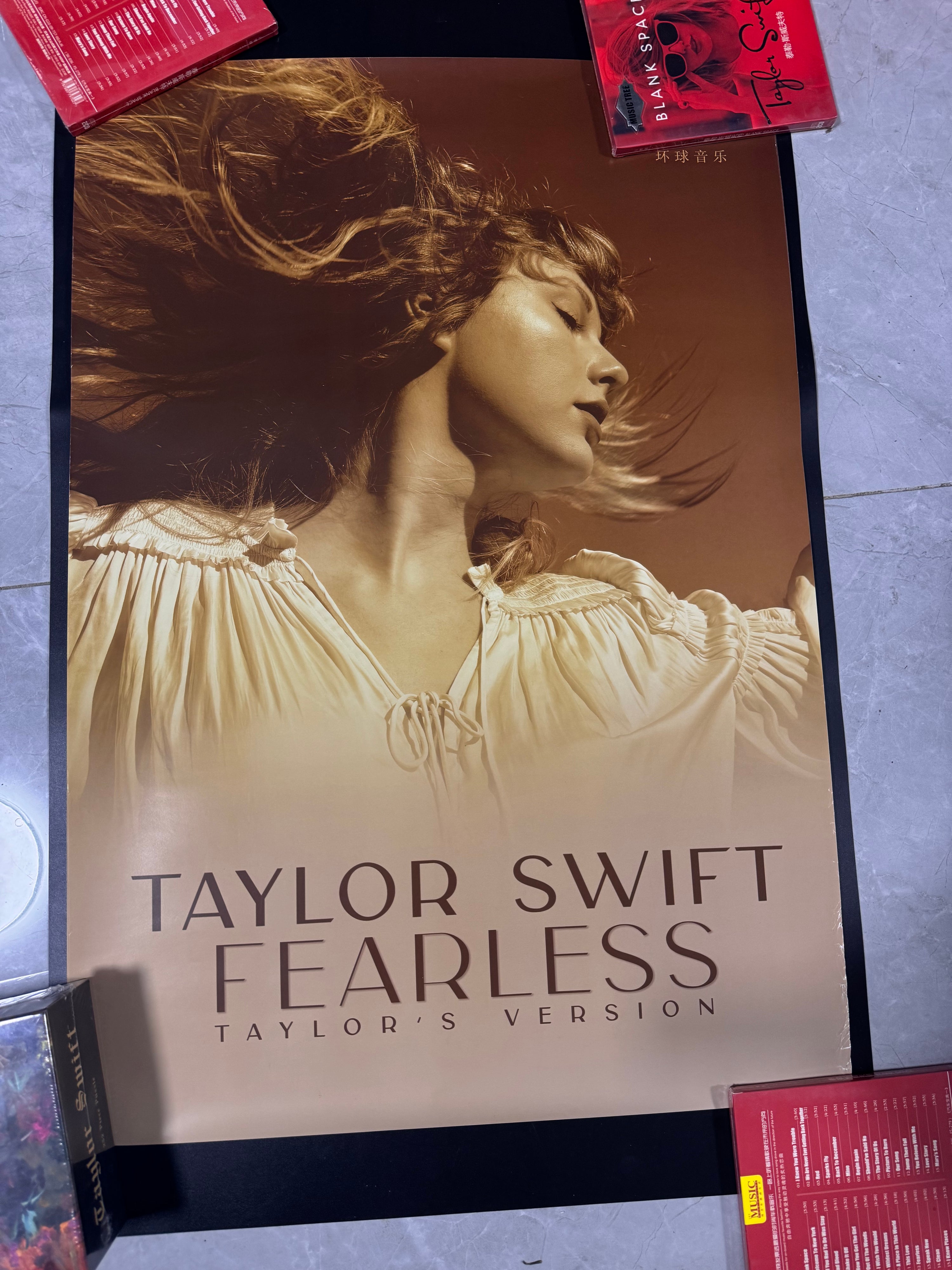 Taylor Swift Fearless Taylor’s Version Poster Official Style Read Desc