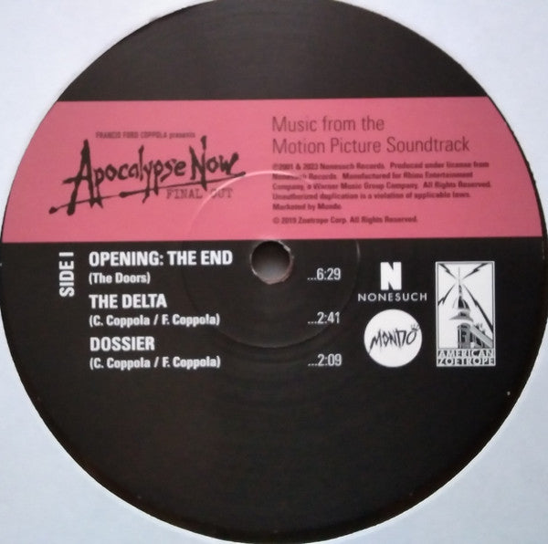 Carmine Coppola & Francis Coppola*, Various : Apocalypse Now Final Cut (Music From The Motion Picture) (12", Gre + 12", Ora + Album, RE, RM, 140)