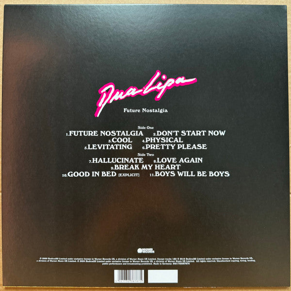 Dua Lipa : Future Nostalgia (LP, Album, Ltd, Pic, RE, Zoe)