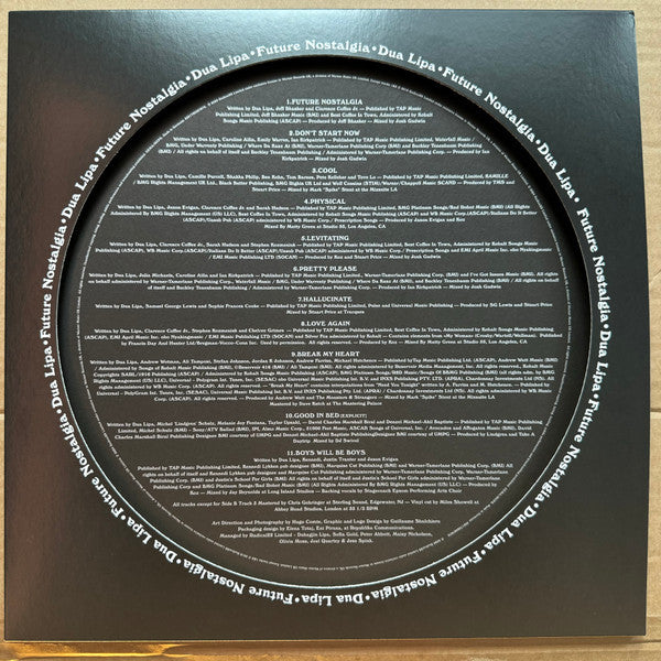 Dua Lipa : Future Nostalgia (LP, Album, Ltd, Pic, RE, Zoe)