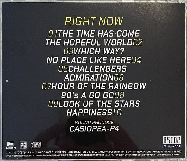 Casiopea : Right Now (CD, Album, BSC)