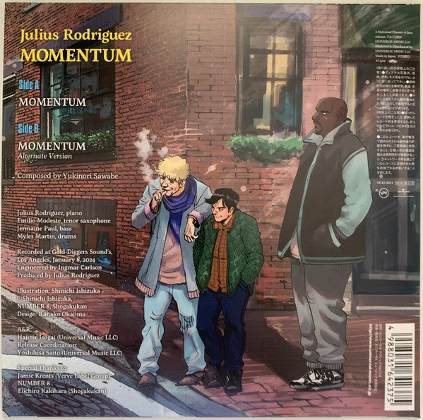 Julius Rodriguez : Momentum (7", Single)