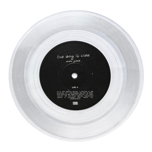 Ariana Grande : The Boy Is Mine (7", Single, Cle)