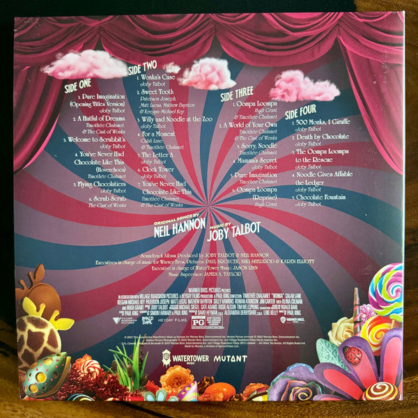 Neil Hannon, Joby Talbot : Wonka (Original Motion Picture Soundtrack) (2xLP, Album, Ltd, 140)